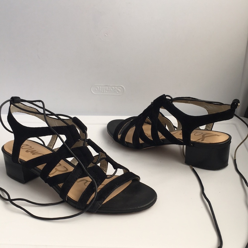 Sam Edelman leather suede strap sandals
